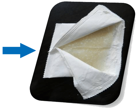 desiccant gel after absorption